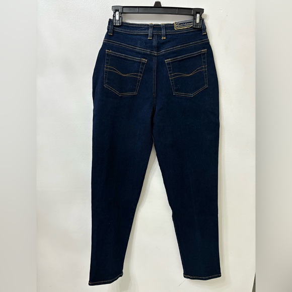 Gloria Vanderbilt Women’s Size 6 Dark Blue Cotton Stretch Straight Leg Jeans - Picture 2 of 11